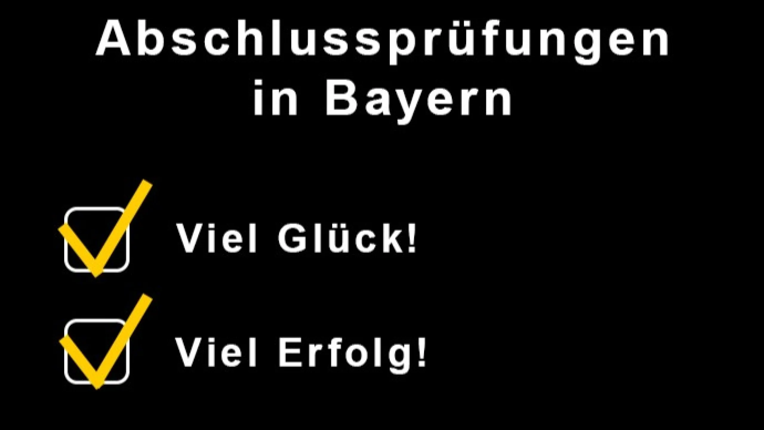 Viel Glück_Prüfungstermine