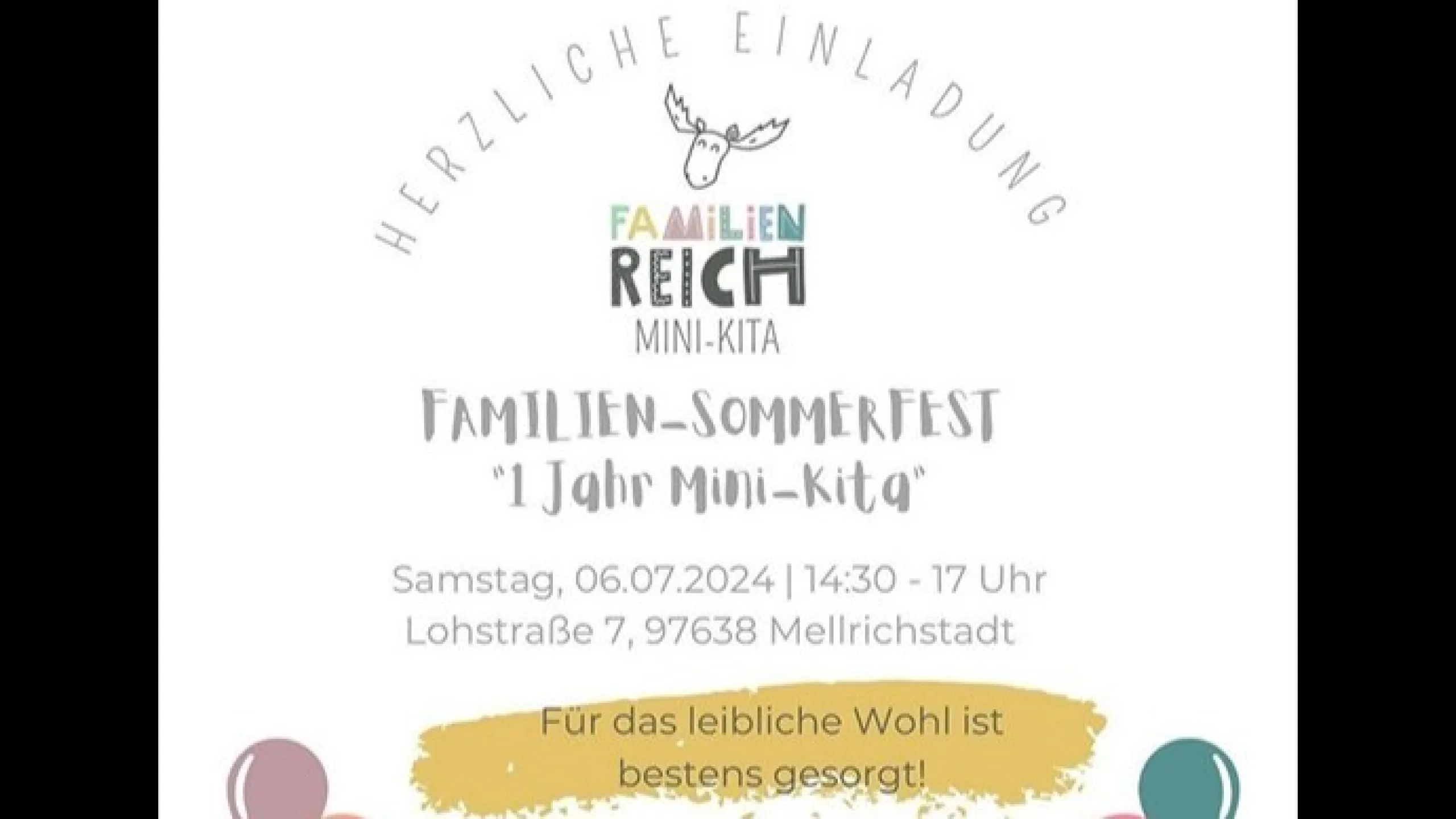 Werbung Mini-Kita