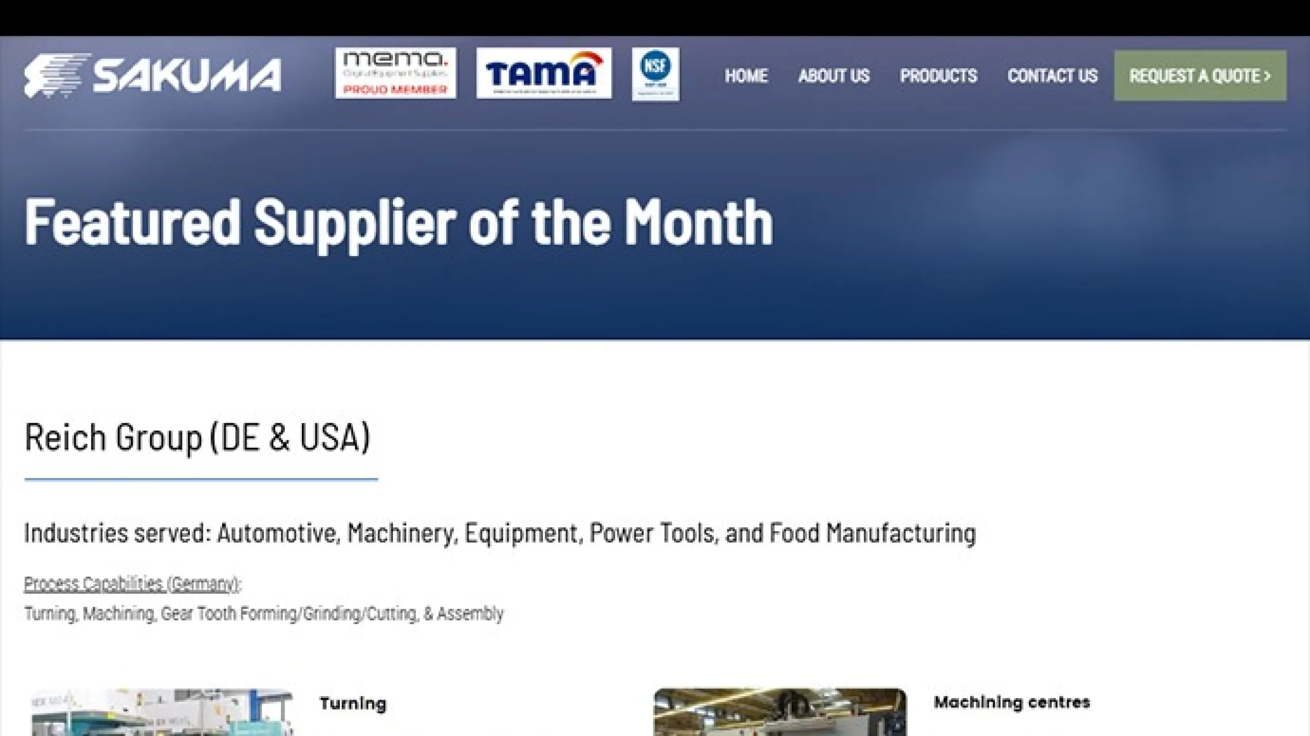 Featured Supplier of the Month