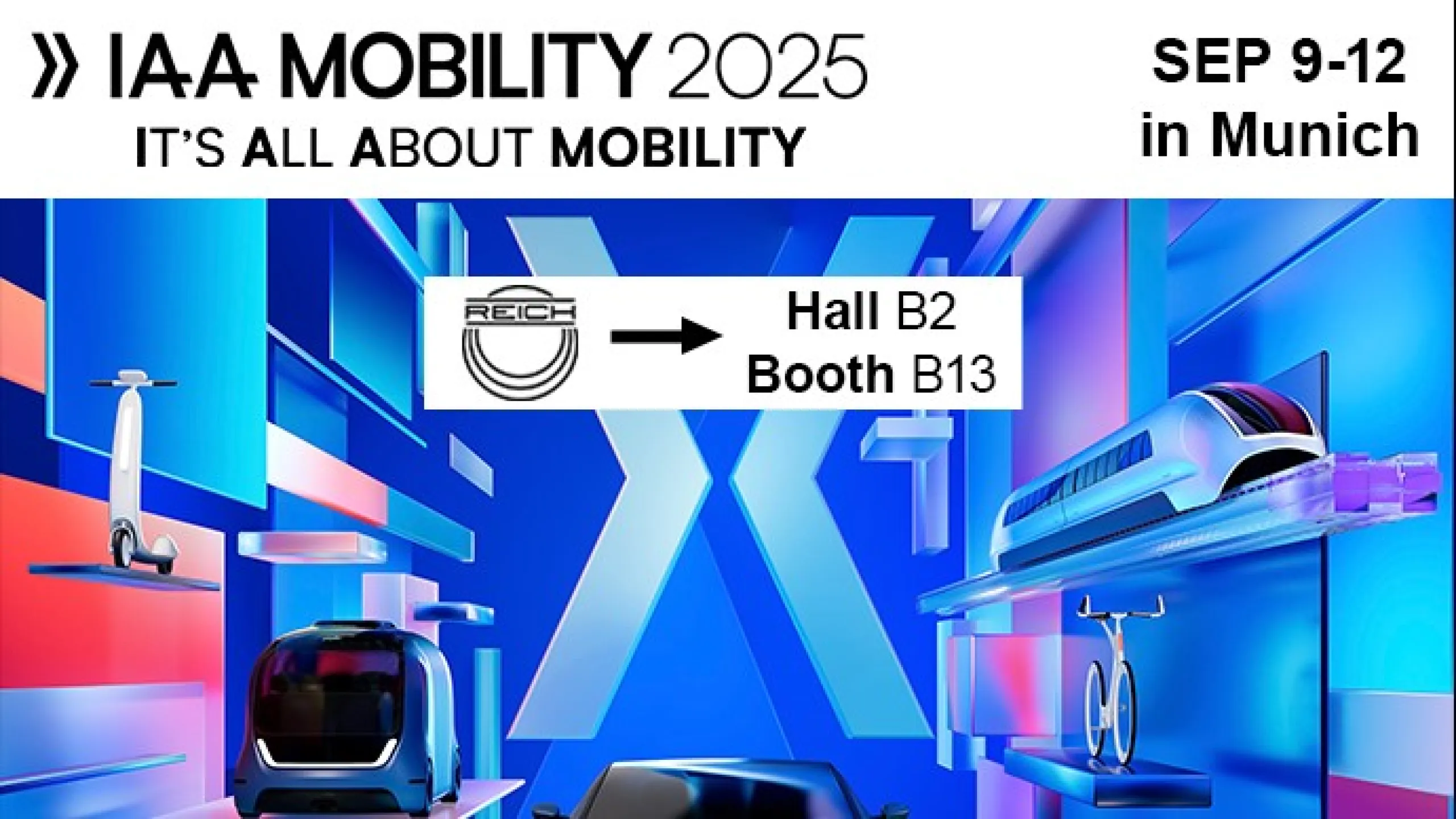 REICH als Aussteller_IAA Mobility 2025